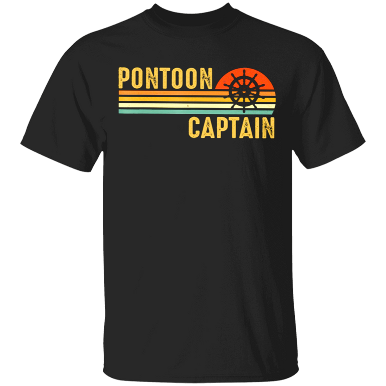 Pontoon Captain Shirt Funny Pontoon Boat Captain T-Shirt For Women Men Gift