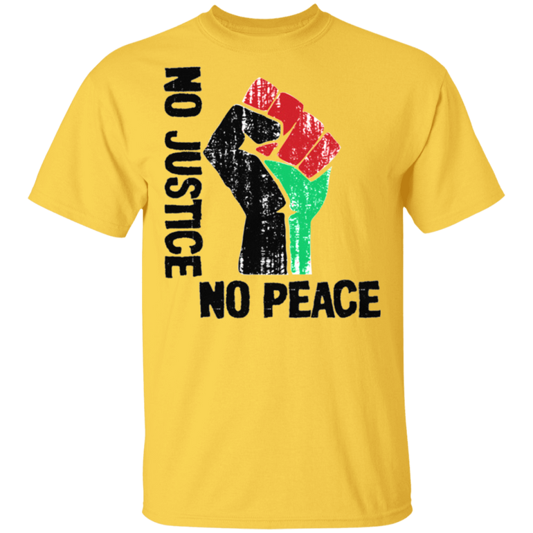 No Justice No Peace T-Shirt Black Lives Matter BLM Shirts Justice For Breonna Taylor Shirt