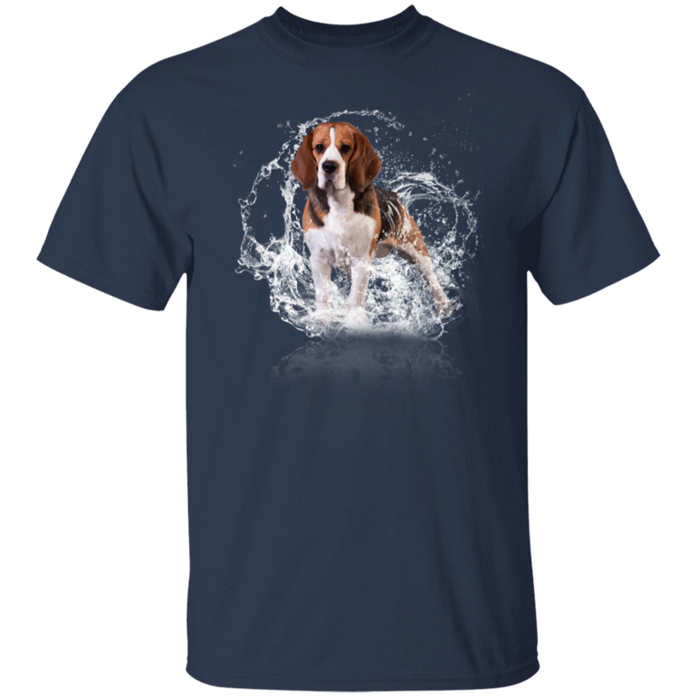 Beagle Dogs Mirror Water Reflection T-Shirt Gifts For Dog Lovers
