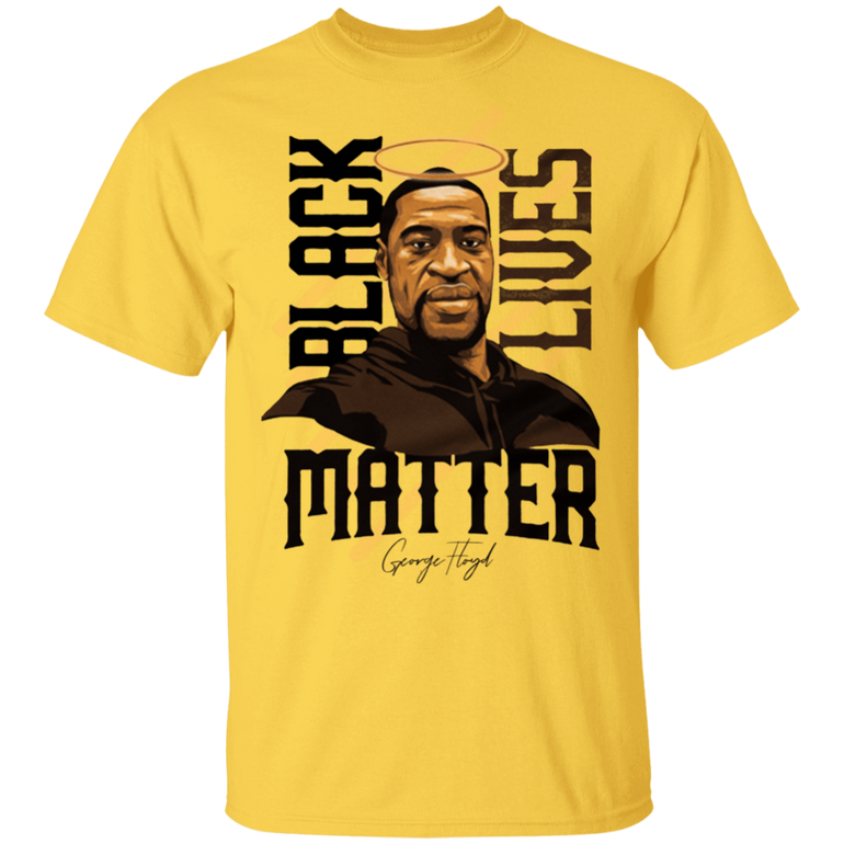 George Floyd Black Lives Matter T-Shirt Say His Name George Floyd Shirt Blm