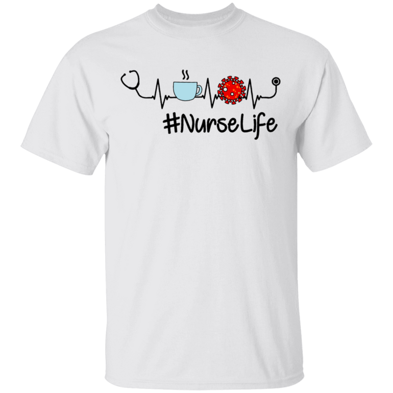 Nurse Stethoscope Heartbeat T-Shirt Awesome Nurse Gift #NurseLife