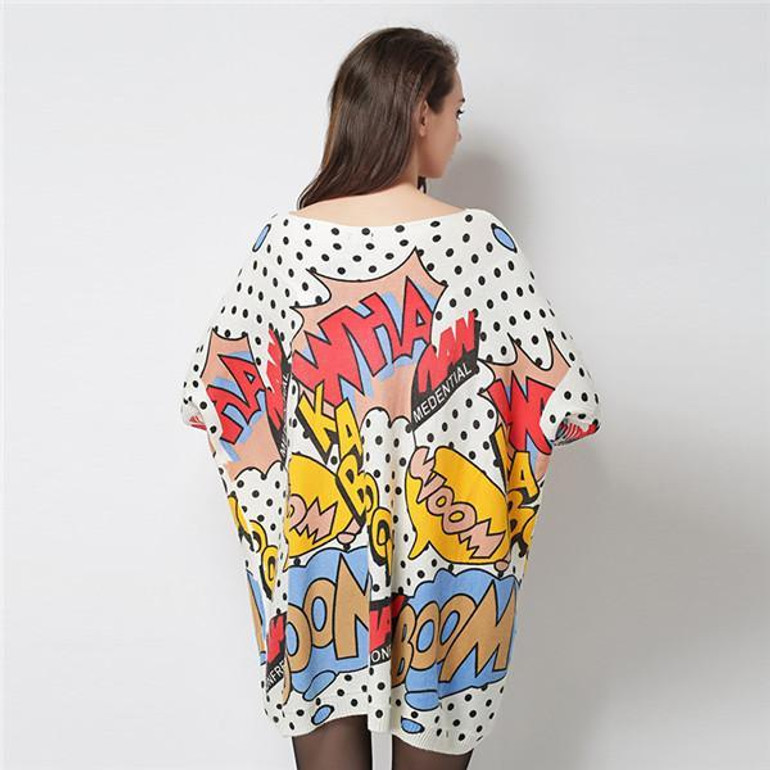 Comic World Oversize Sweaters