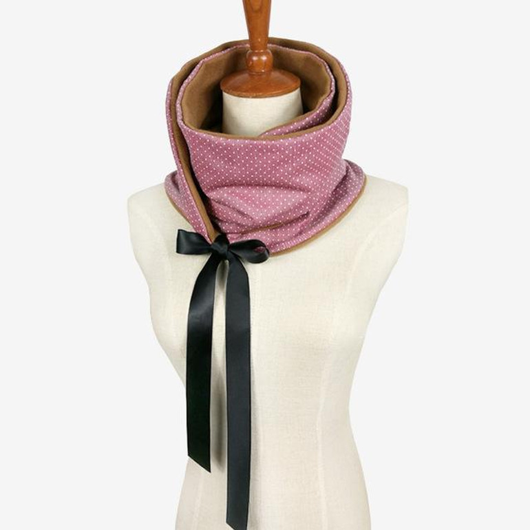 Infinity Paisley Neck Warmer Bow Scarf