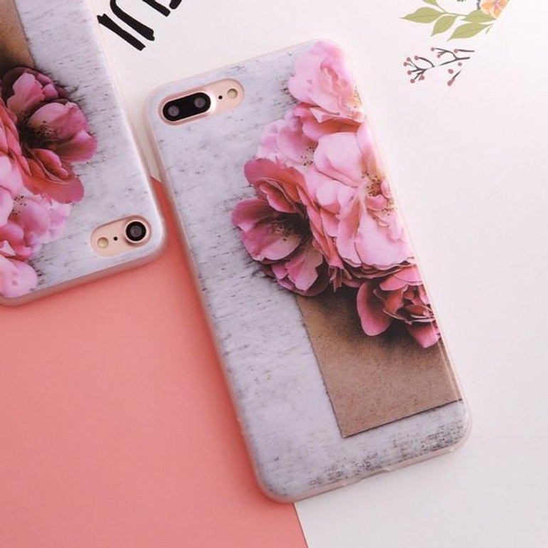 Soft 3D Floral  Design iPhone 6,6s Case
