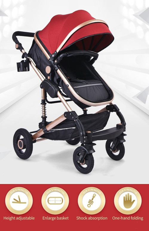 Babyified 3in1 Multi-functional Luxurious Stroller