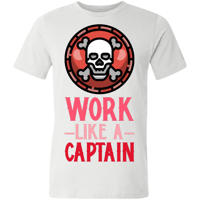 Short-Sleeve Mens T-Shirt Pirate Work 1