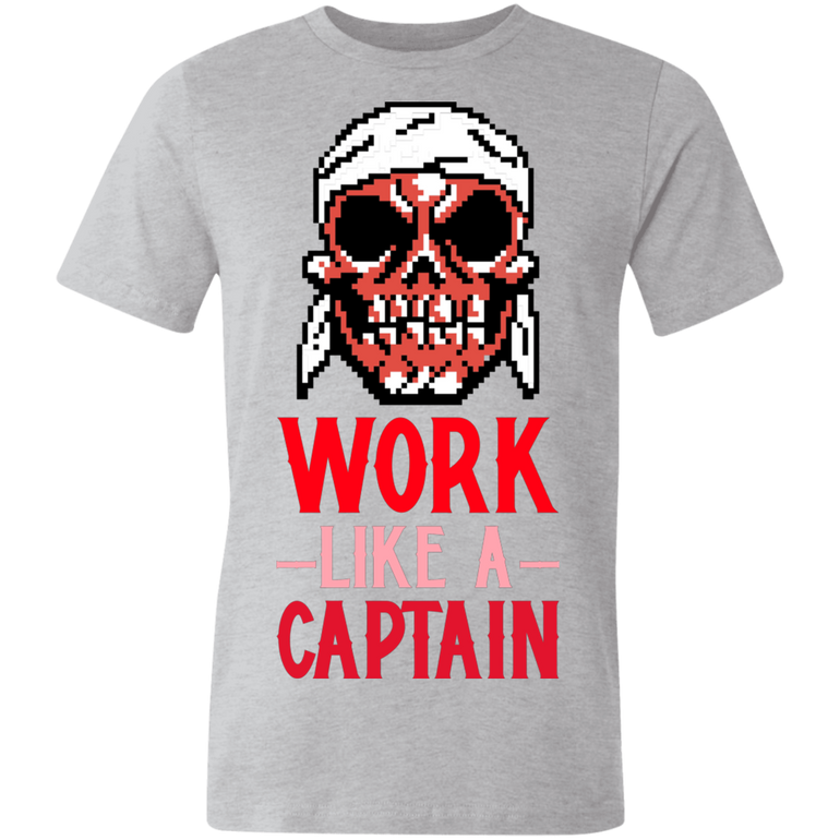 Short-Sleeve Mens T-Shirt Pirate Work Like A Captain