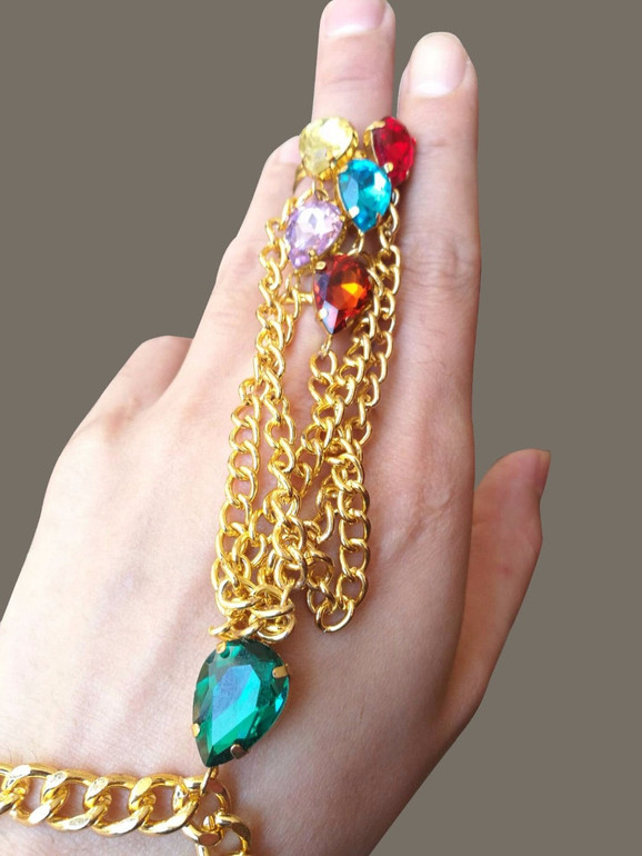 Infinity War Thanos Handchain Bracelet  Accessories