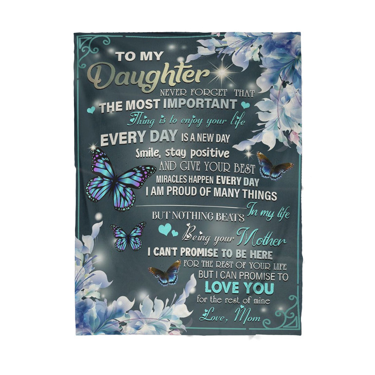 From mom to daughter  - Sherpa Blanket