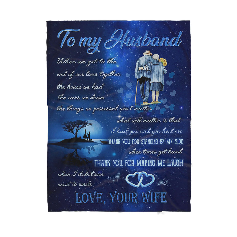 To my husband - Sherpa Blanket
