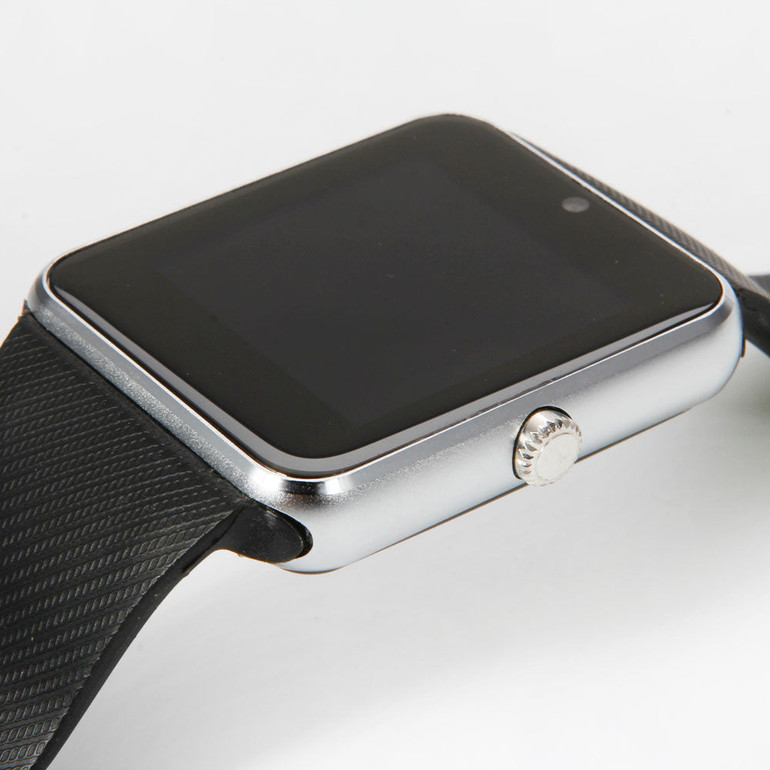 GT08 1.54" Touch Screen SIM Card Bluetooth Smart Wrist Watch Phone Mate for Android & iOS Silver