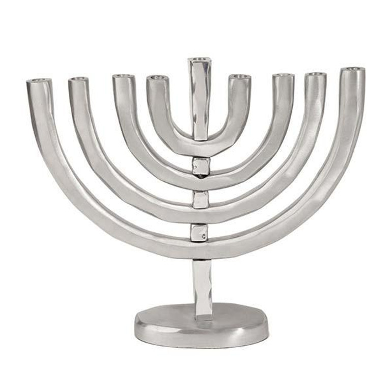 Hanukkah Menorah - 9 Branches - Aluminium