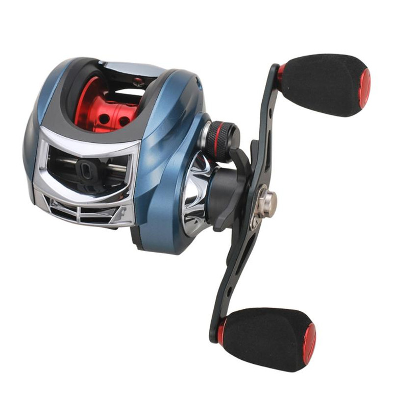Right Hand Left Hand BaitCasting Reel 17+1 Ball Bearings 7.2:1 Water Drop Reel Magnetic Brake Spinning Fishing Wheel