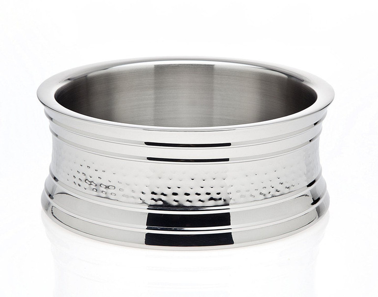 Ribbed/hammrd Cncave Sld Bwl L