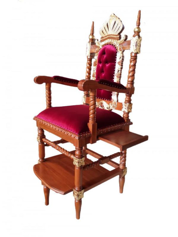Elijah Circumcision Crown Chair - Kiseh Eliyahu Elijah Circumcision Crown Chair - Kiseh Eliyahu