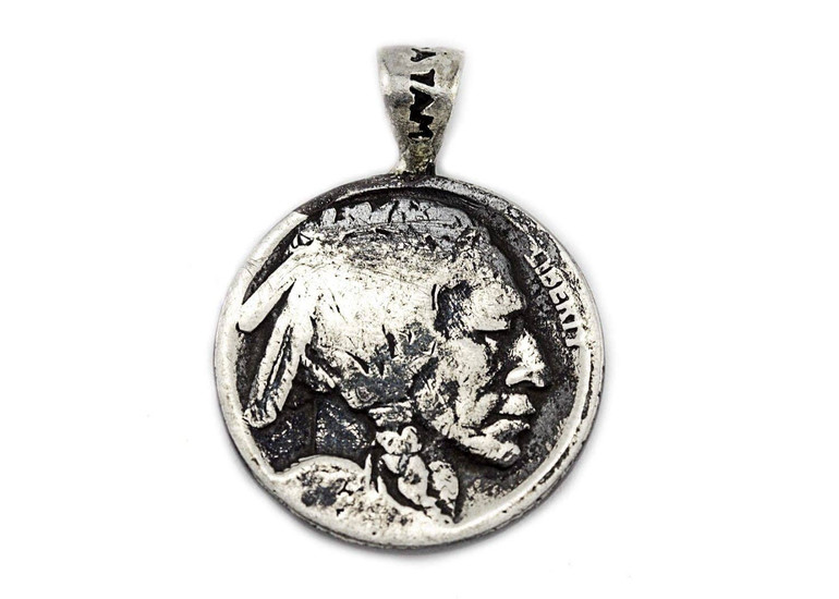 Star of David Coin Medallion Pendant on the Buffalo Nickel coin of USA - coin jewelry Star of David Coin Medallion Pendant on the Buffalo Nickel coin of USA - coin jewelry