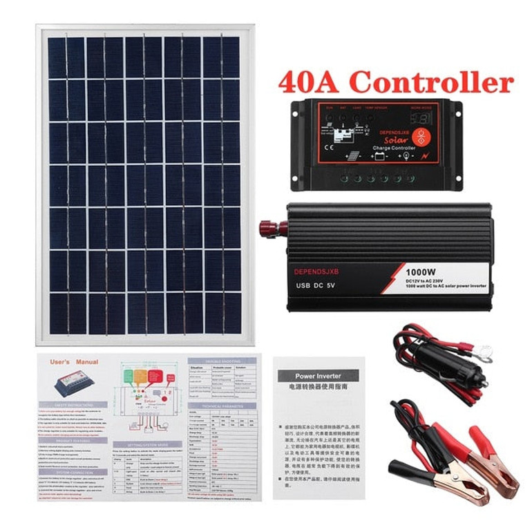 20W 12V/24V Solar Panel System Power Generation