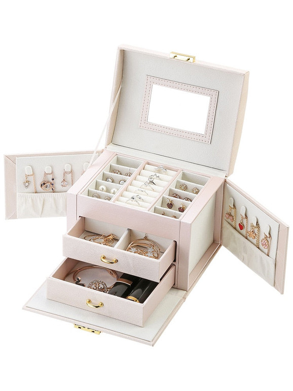 Stylish Jewelry Packaging Casket Box For Jewelry Makeup Set