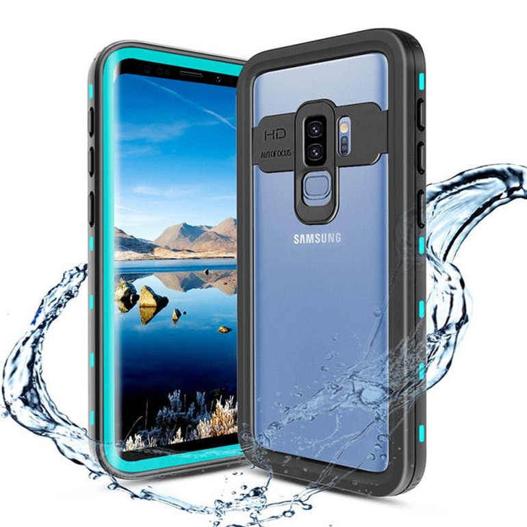 Waterproof Shockproof Phone Case for Samsung S10 S9 Plus Galaxy Note 10 9 8