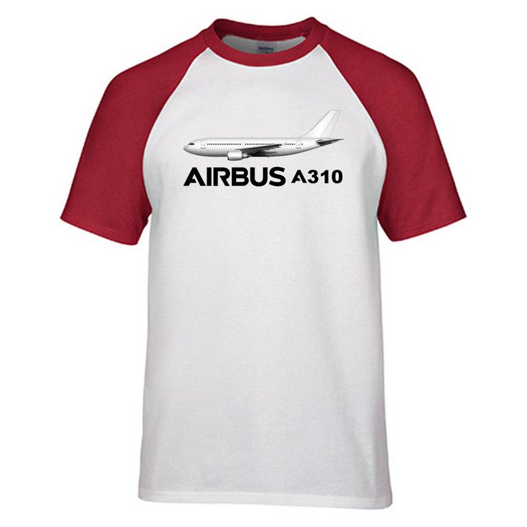 The Airbus A310 Designed Raglan T-Shirts