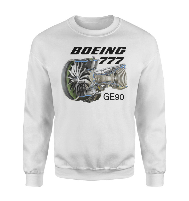 Boeing 777 & GE90 Engine Designed Sweatshirts