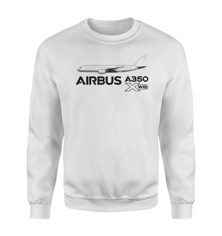The Airbus A350 XWB Designed Sweatshirts