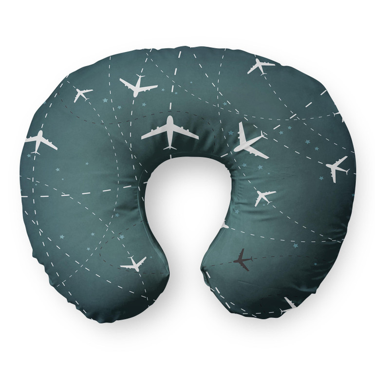 Travelling with Aircraft (Green) Travel & Boppy Pillows