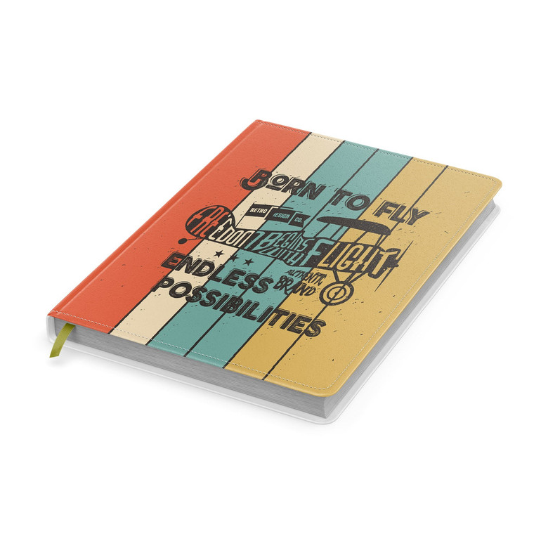 Colourful Born To Fly Designed Notebooks