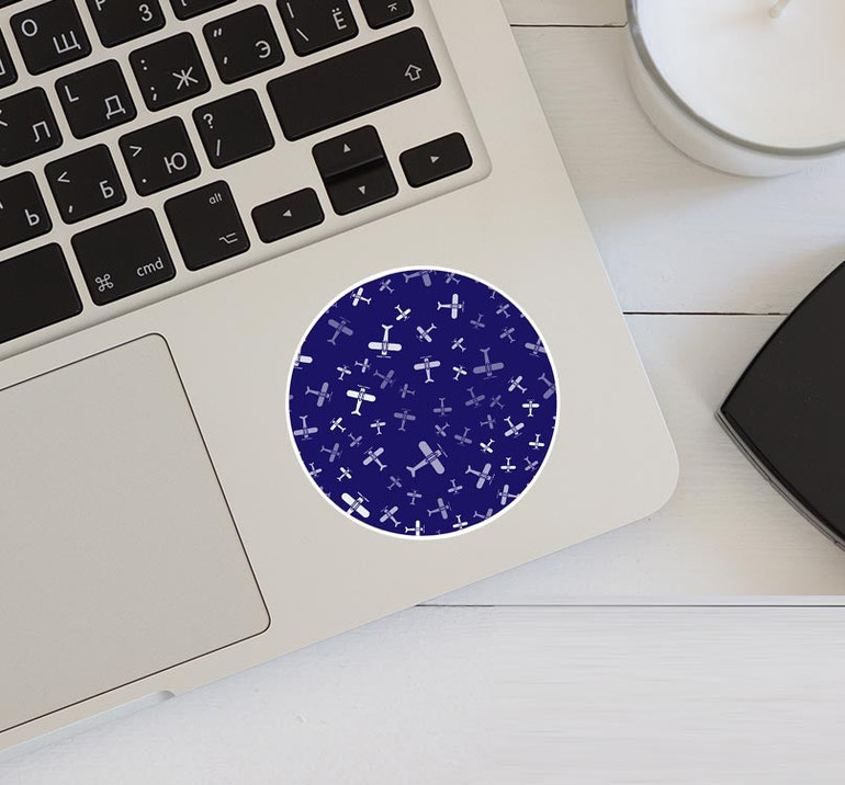 Seamless Propellers Designed Stickers