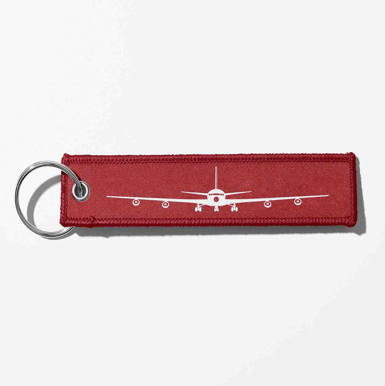 Boeing 707 Silhouette Designed Key Chains