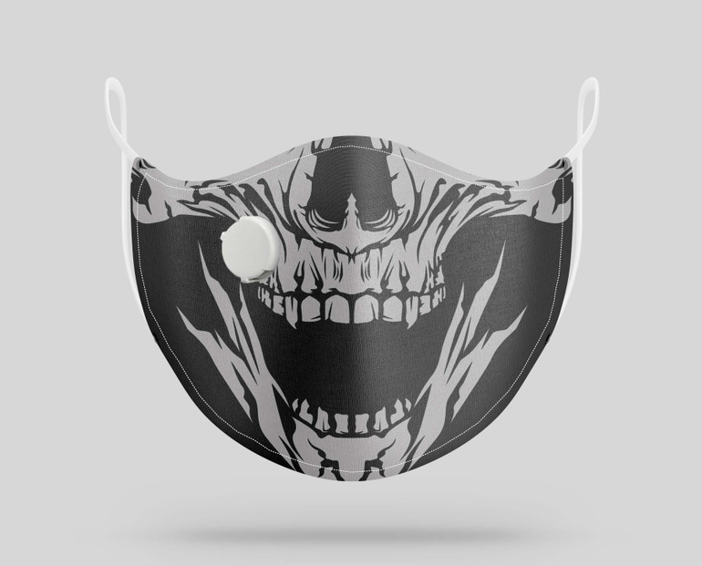 Skull Face Designed Face Masks