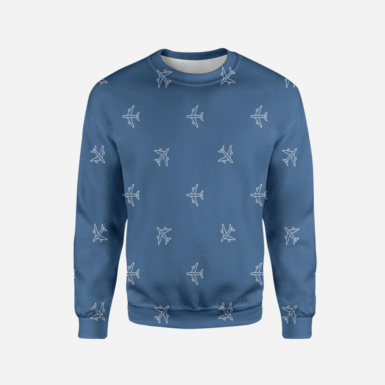Nice Airplanes Printed 3D Sweatshirts