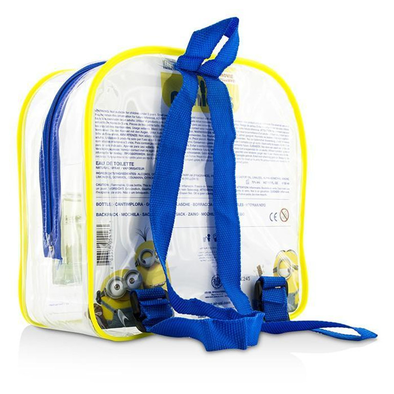 Minions Coffret: Eau De Toilette Spray 50ml-1.7oz + Water Bottle + Backpack - 2pcs+1bag