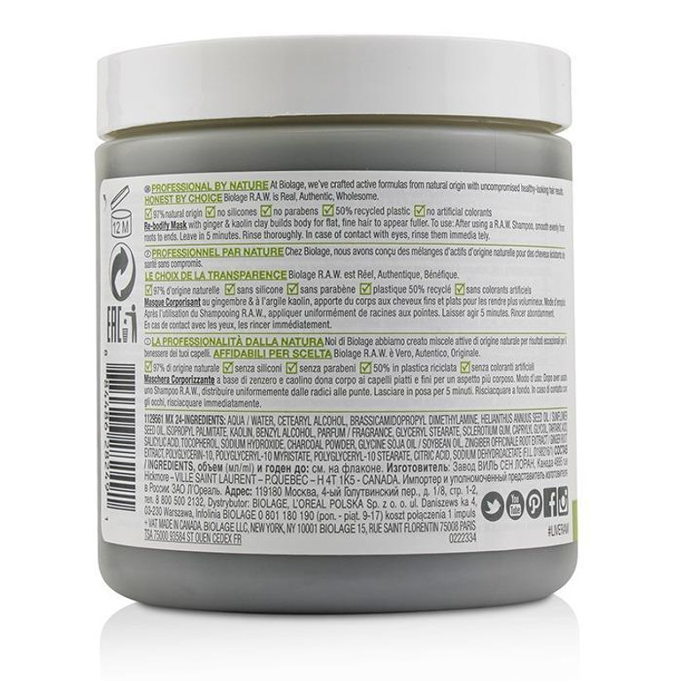 Biolage R.A.W. Re-Bodify Clay Mask (For Flat, Fine Hair) - 400ml-14.4oz