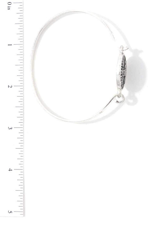 Oak Tree Metal Bracelet