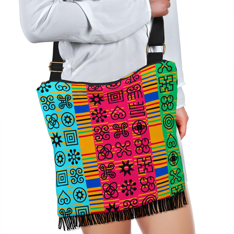 Adinkra Print Boho handbag