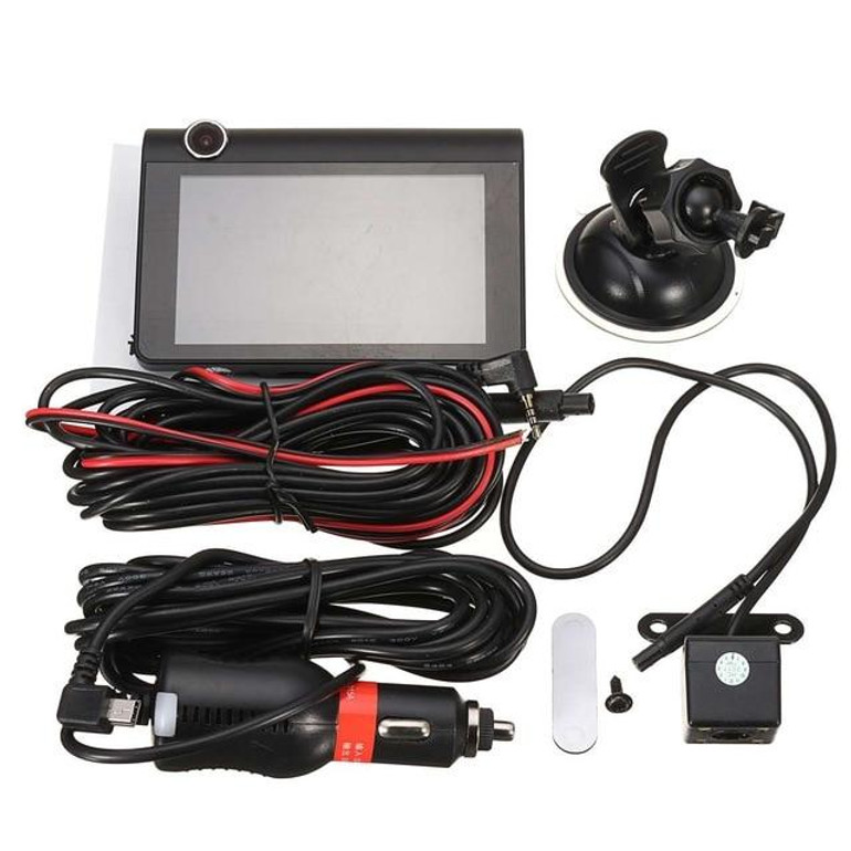 4.0'' IPS HD 1080P Dual Lens Car DVR Video Recorder Auto Registrator Dash Cam DVRS Digital Camcorder + Reverse Backup Camera