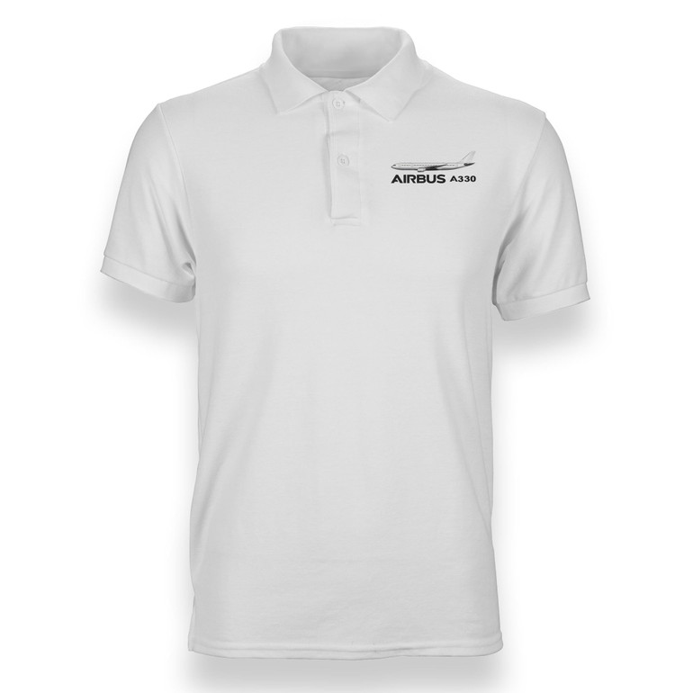 The Airbus A330 Designed Polo T-Shirts