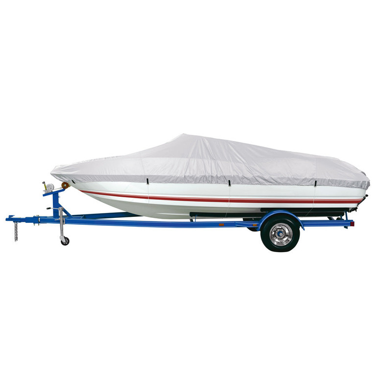 Dallas Manufacturing Co. Polyester Boat Cover B - 14-16 V-Hull, Runaboats  Alum. Bass Boats - Beam to 90" [BC1301B]