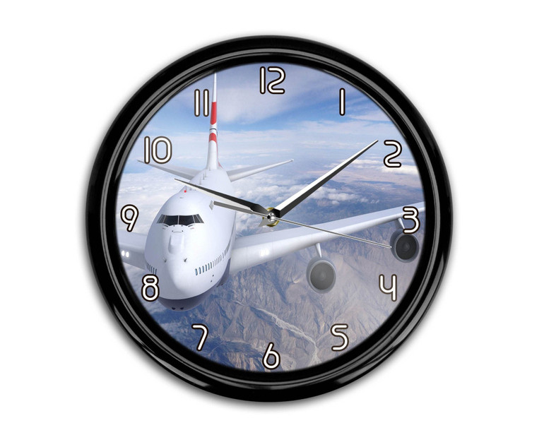Graphical Boeing 747 Printed Wall Clocks