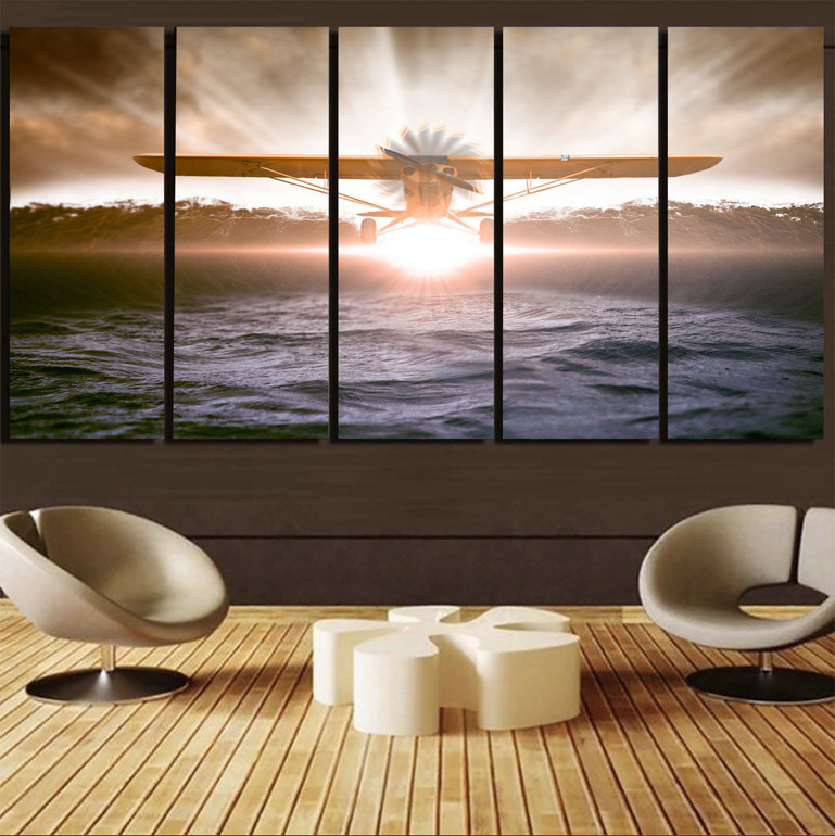 Graphical Propeller Printed Canvas Prints (5 Pieces)