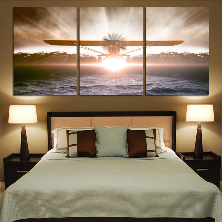 Graphical Propeller Printed Canvas Posters (3 Pieces)