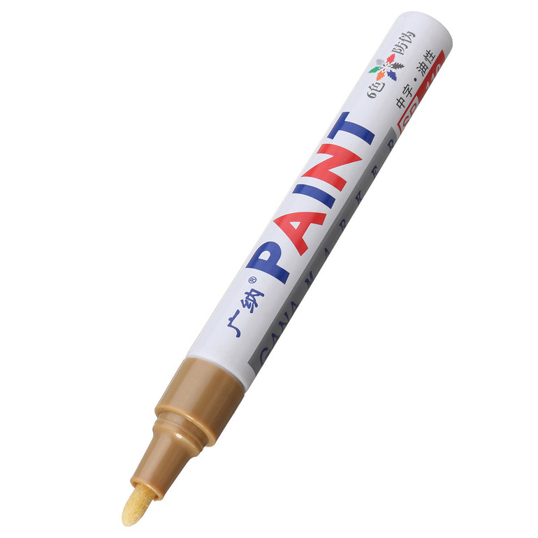 12pcs Color Tyre Permanent Paint Pen Tire Metal Outdoor Marking Ink Marker Trendy