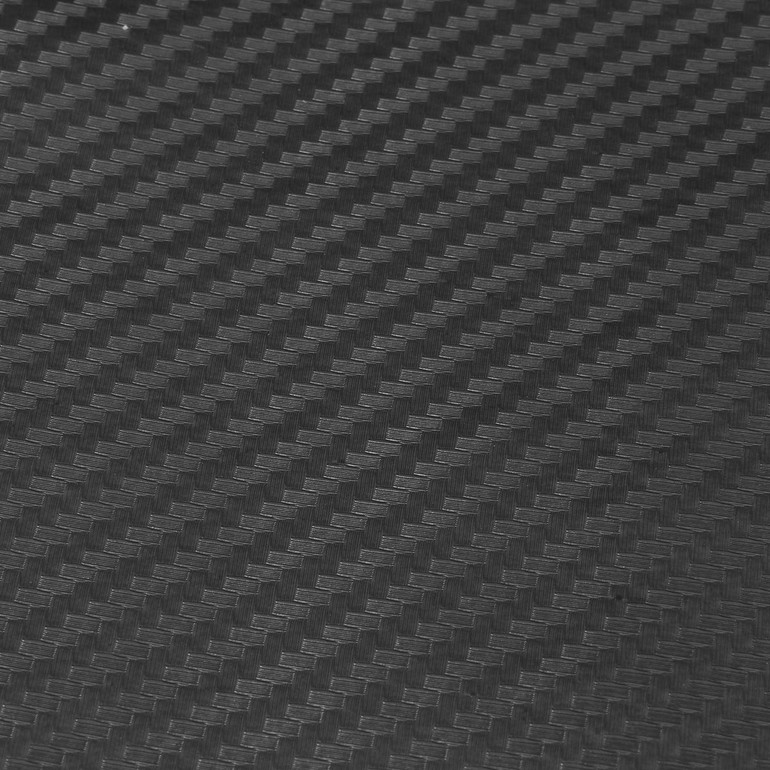 100x24'' 3D Black Carbon Fiber Car Body Vinyl Wrap Decal Sticker Roll Film Sheet