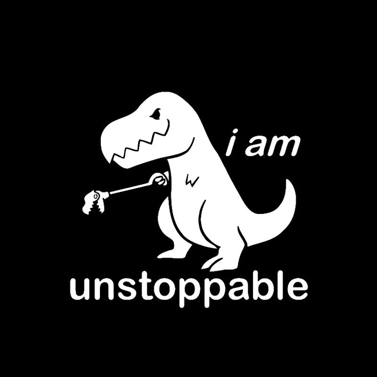 15x13.6cm Dinosaur Car Stickers Decals Decorative Sticker