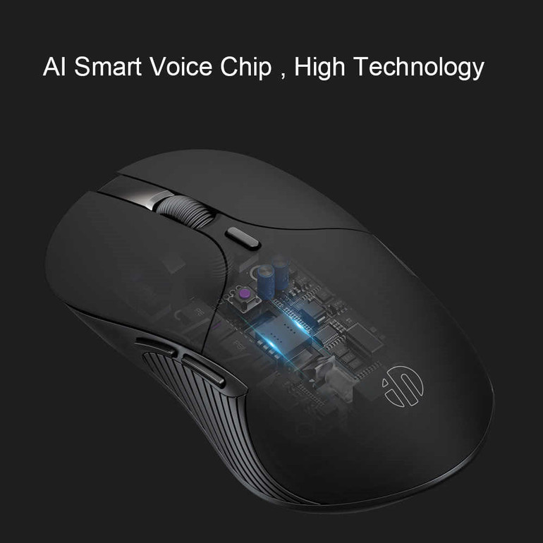 Inphic PS6 Wireless Voice Mouse iFLYTEK Multilingual Recognition AI Voice Typing Mouse for Office