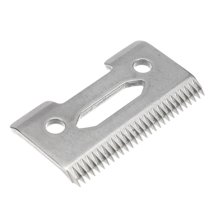 2pcs Sliver 2 Hole Clipper Blade Cutter Metal Bottom Cutter For Wahl Electric Shear Hair Clipper (Sliver)