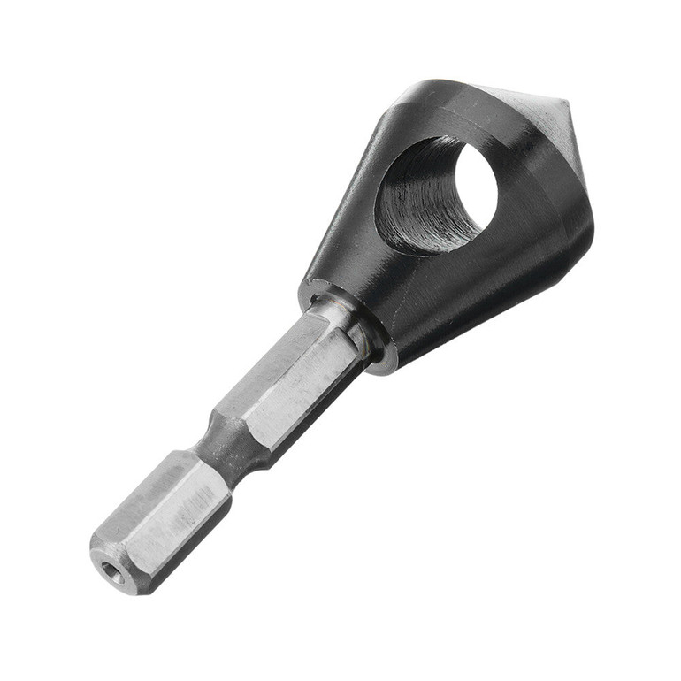 Drillpro HRC89 TiAlN Countersink Drill Bit M35 Cobalt Deburring Chamfer Drill Bit 2-5/5-10/10-15mm