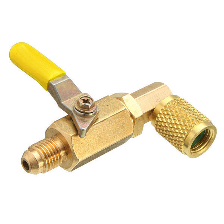 90 Degree Ball Valve Metal Handle for R410A R134A