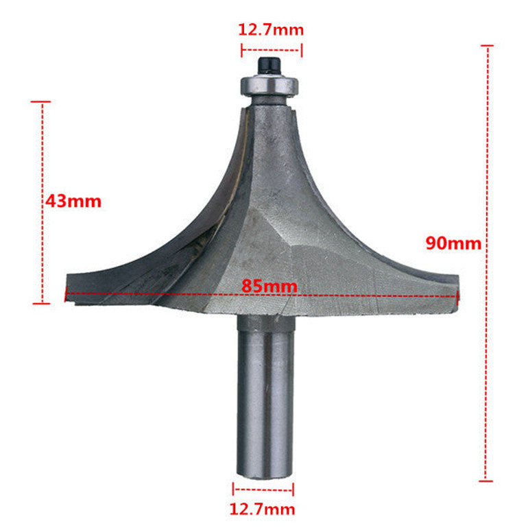 1/2 Inch Shank Round Over Router Bit Wood Working Line Cutter